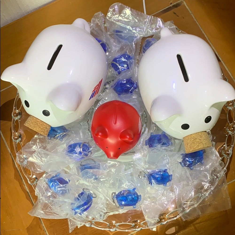 Bank of America Piggy Set - Banks, Key Chains & Squishball - Picture 8 of 8